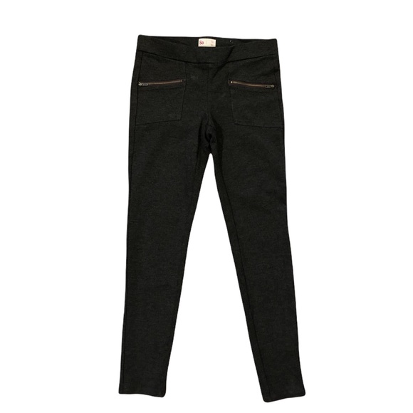 Girls Jeggings Dark Gray Size 14 - Picture 2 of 3